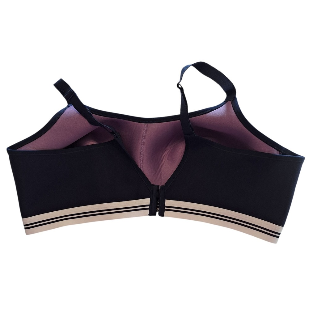 Cacique Scoop Lace Bra Women's 46C No-Wire Blue Comfort Lightly Lined Stretch - Picture 4 of 10